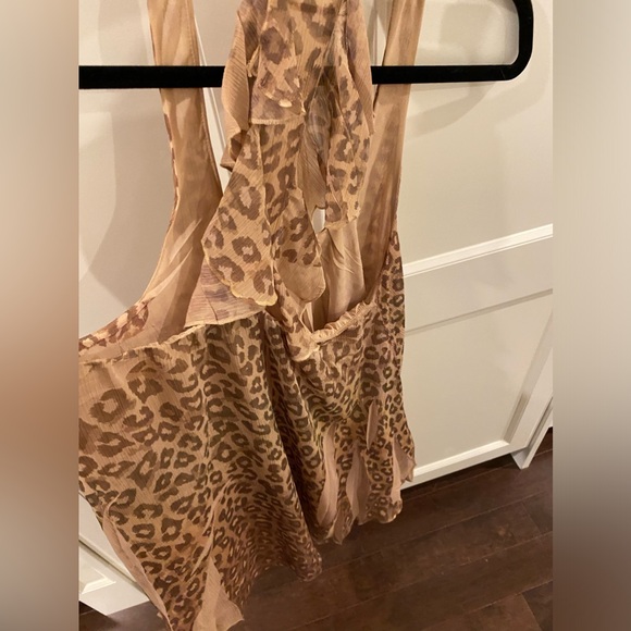 Guess by Marciano Polyester Sleeveless Blouse Full a Flouncy Size Medium - Picture 4 of 8